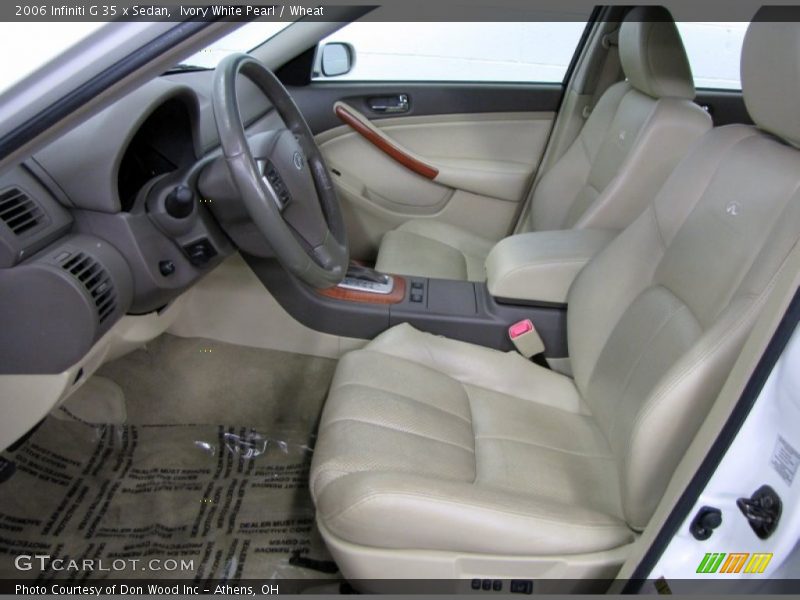 Ivory White Pearl / Wheat 2006 Infiniti G 35 x Sedan