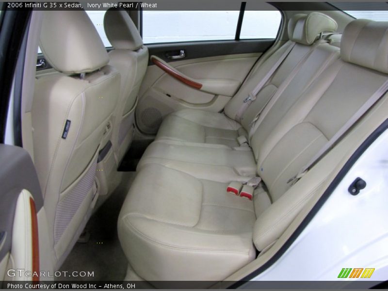Ivory White Pearl / Wheat 2006 Infiniti G 35 x Sedan