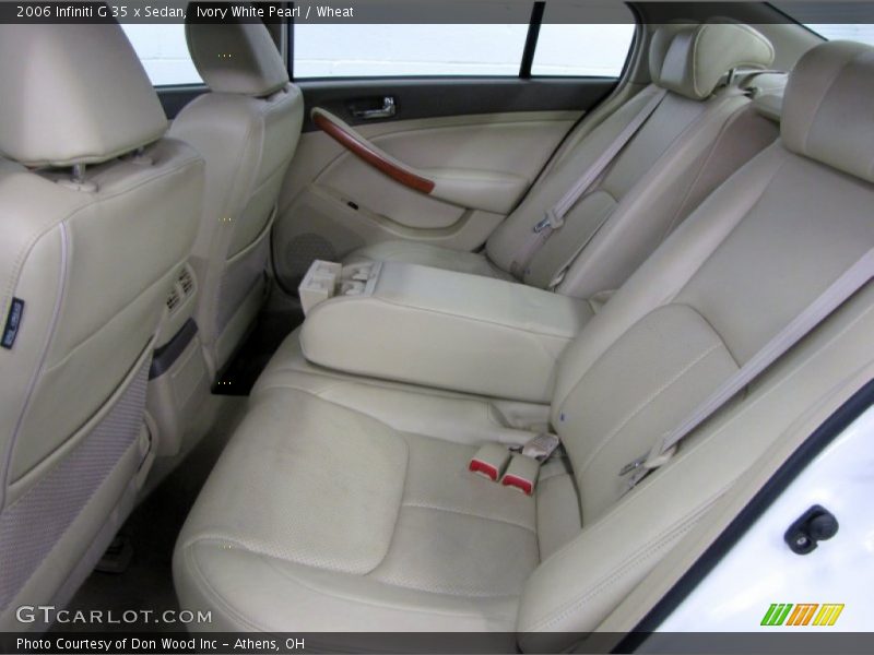 Ivory White Pearl / Wheat 2006 Infiniti G 35 x Sedan