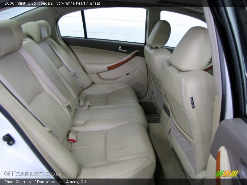 Ivory White Pearl / Wheat 2006 Infiniti G 35 x Sedan