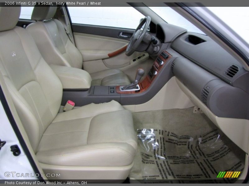 Ivory White Pearl / Wheat 2006 Infiniti G 35 x Sedan