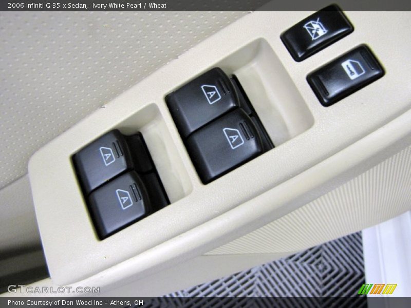 Ivory White Pearl / Wheat 2006 Infiniti G 35 x Sedan