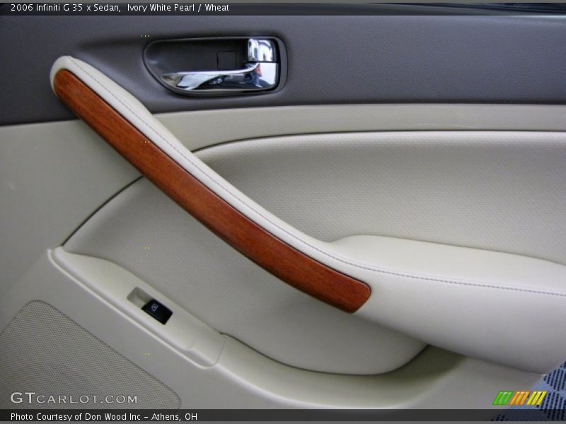Ivory White Pearl / Wheat 2006 Infiniti G 35 x Sedan