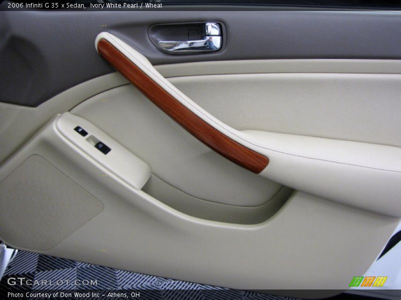 Ivory White Pearl / Wheat 2006 Infiniti G 35 x Sedan