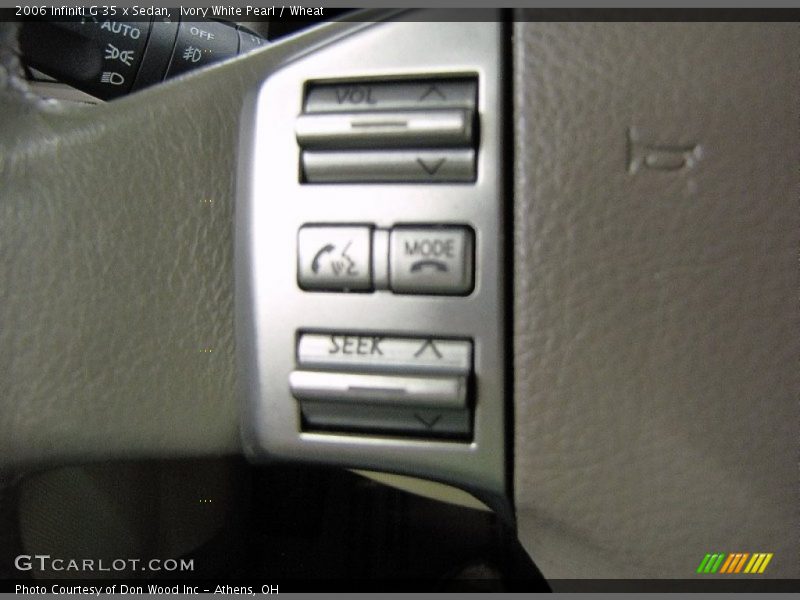 Ivory White Pearl / Wheat 2006 Infiniti G 35 x Sedan