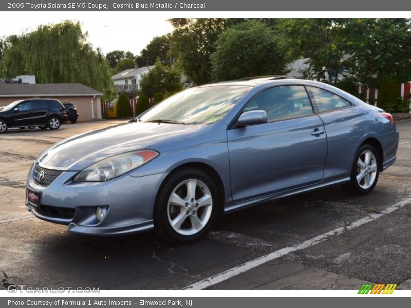 Cosmic Blue Metallic / Charcoal 2006 Toyota Solara SE V6 Coupe