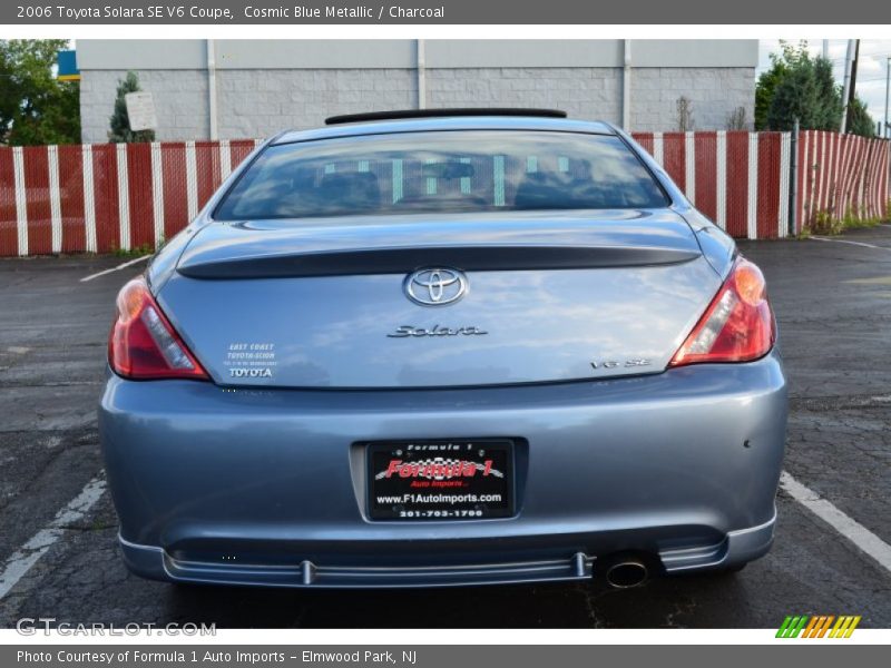 Cosmic Blue Metallic / Charcoal 2006 Toyota Solara SE V6 Coupe