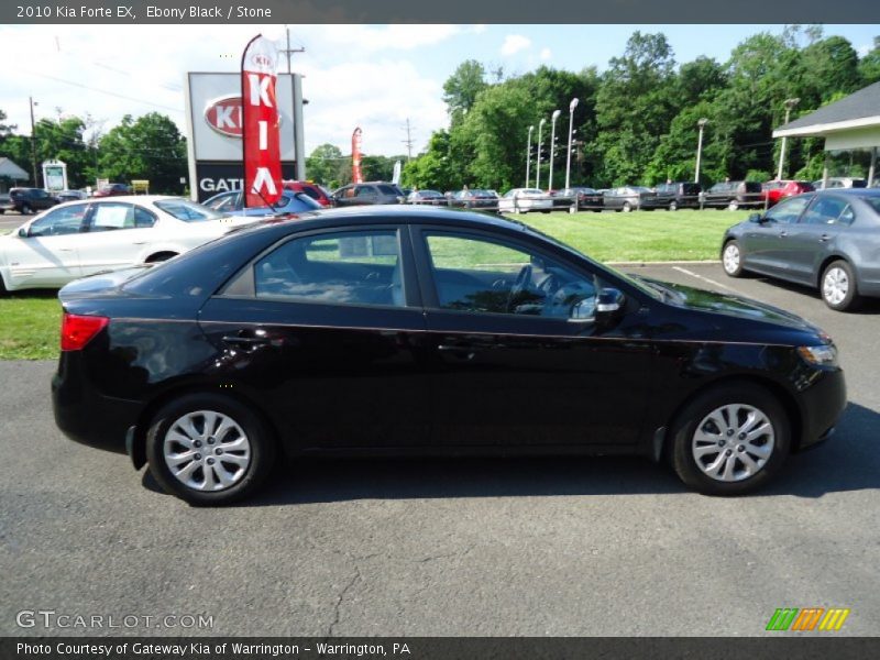 Ebony Black / Stone 2010 Kia Forte EX