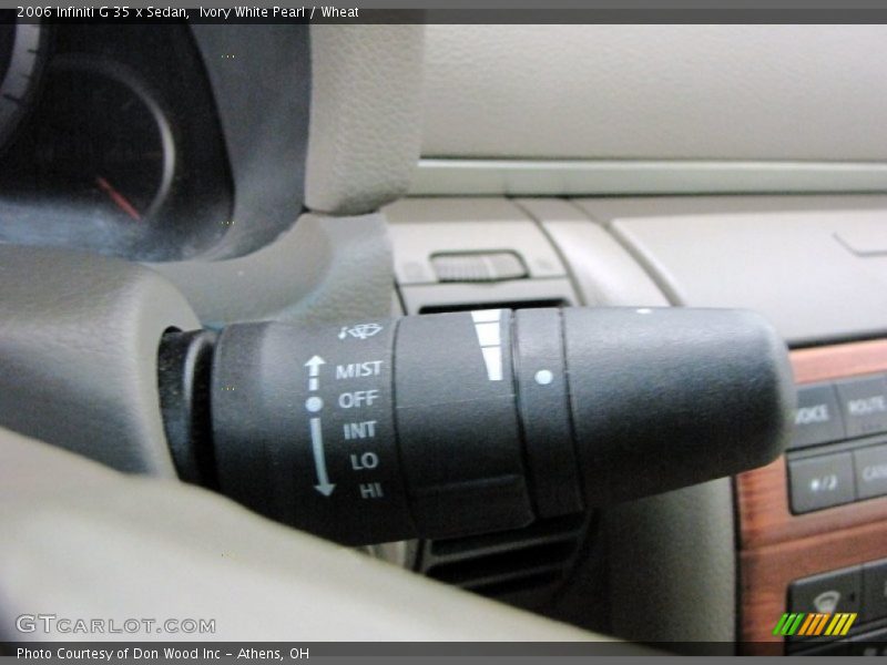 Ivory White Pearl / Wheat 2006 Infiniti G 35 x Sedan