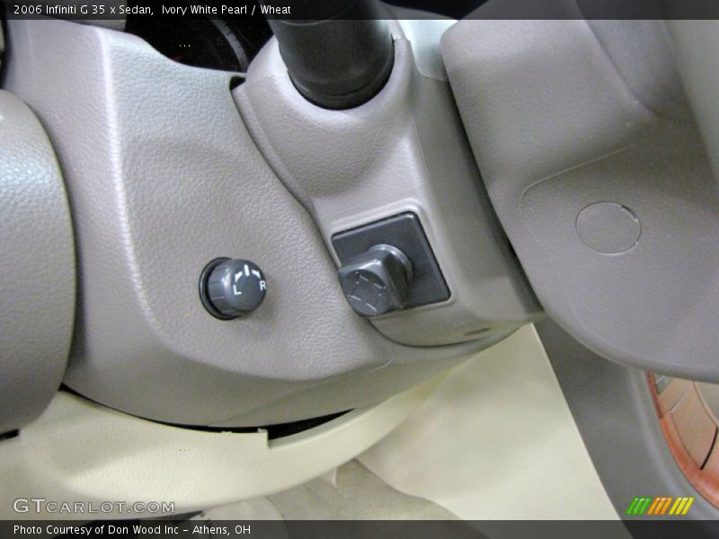 Ivory White Pearl / Wheat 2006 Infiniti G 35 x Sedan