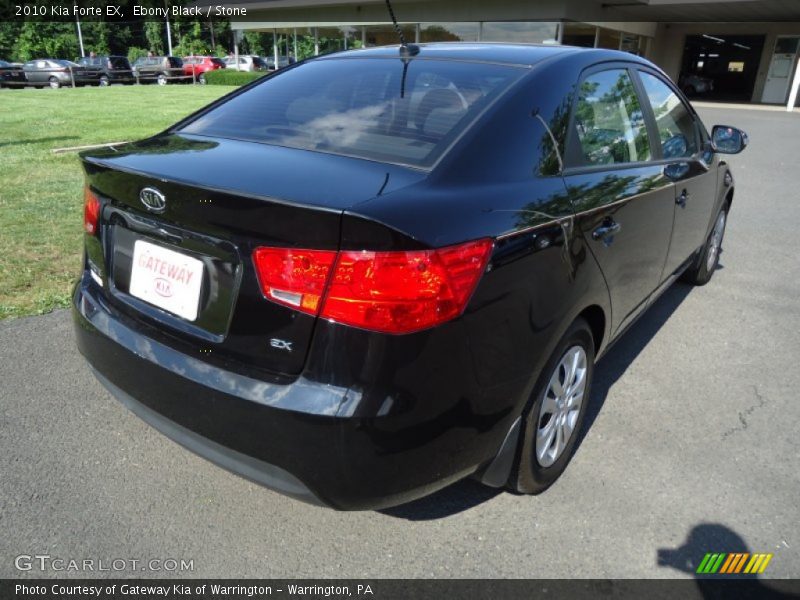 Ebony Black / Stone 2010 Kia Forte EX