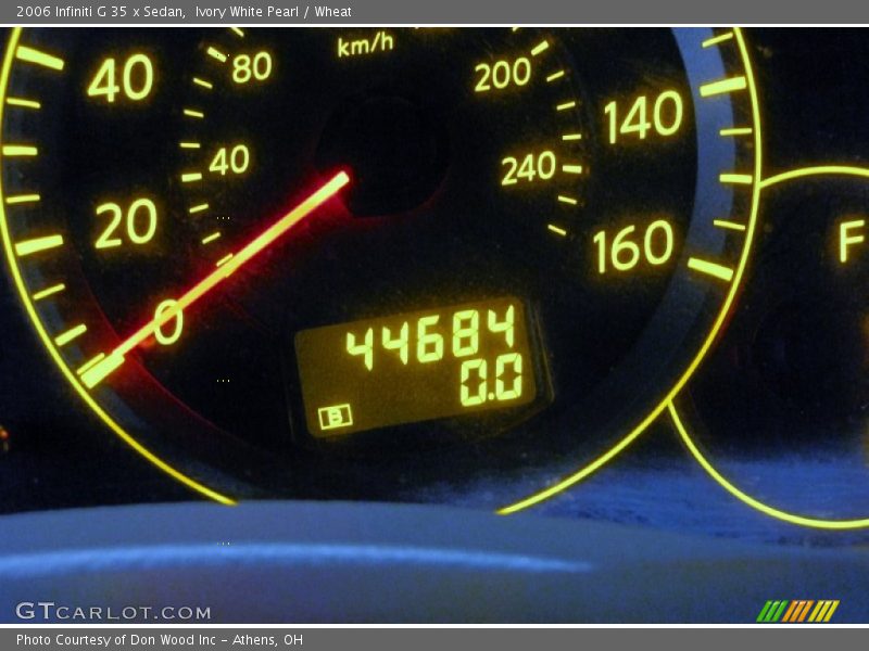 Ivory White Pearl / Wheat 2006 Infiniti G 35 x Sedan