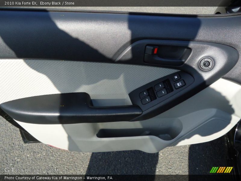 Ebony Black / Stone 2010 Kia Forte EX