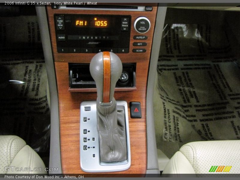 Ivory White Pearl / Wheat 2006 Infiniti G 35 x Sedan