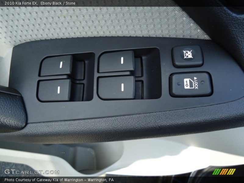 Ebony Black / Stone 2010 Kia Forte EX
