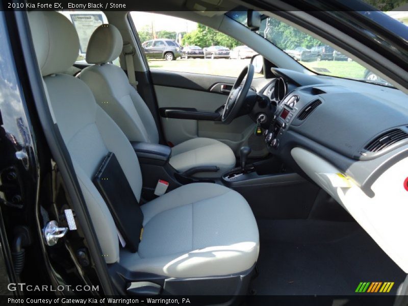 Ebony Black / Stone 2010 Kia Forte EX