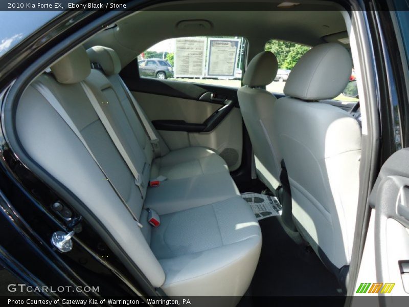 Ebony Black / Stone 2010 Kia Forte EX