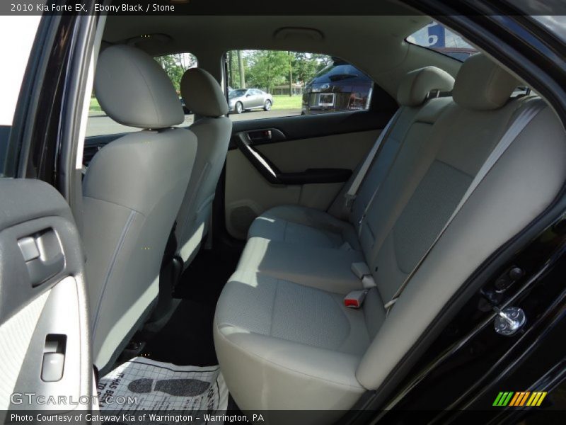 Ebony Black / Stone 2010 Kia Forte EX