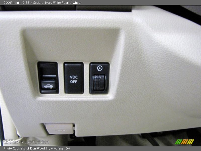 Ivory White Pearl / Wheat 2006 Infiniti G 35 x Sedan