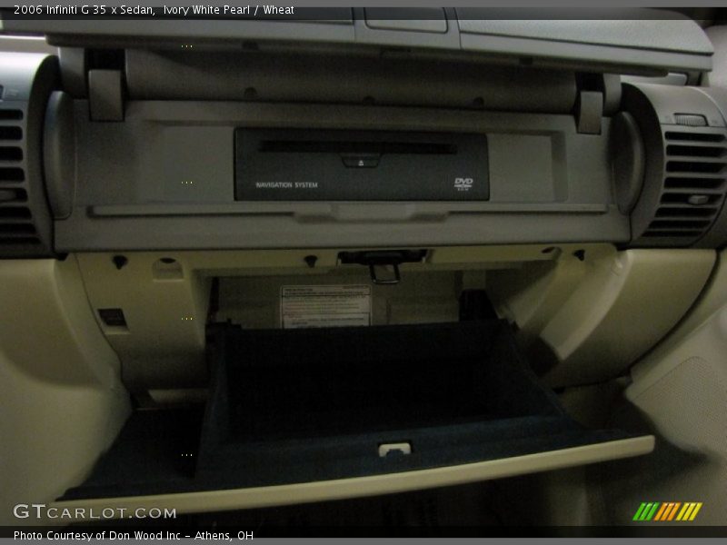 Ivory White Pearl / Wheat 2006 Infiniti G 35 x Sedan