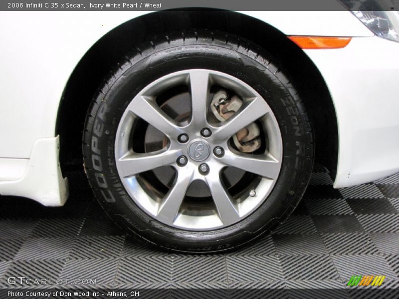 Ivory White Pearl / Wheat 2006 Infiniti G 35 x Sedan