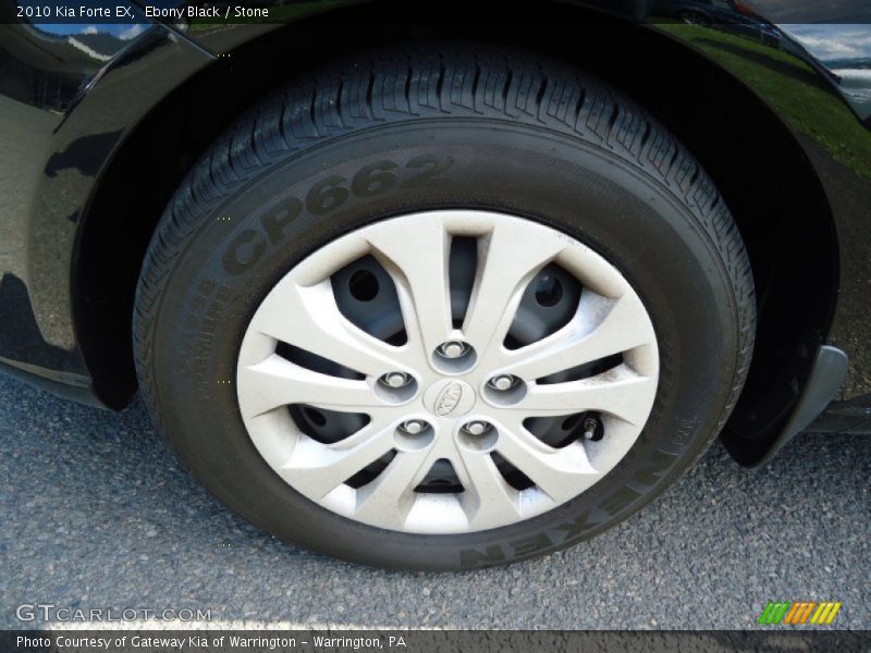 Ebony Black / Stone 2010 Kia Forte EX