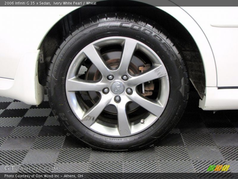 Ivory White Pearl / Wheat 2006 Infiniti G 35 x Sedan