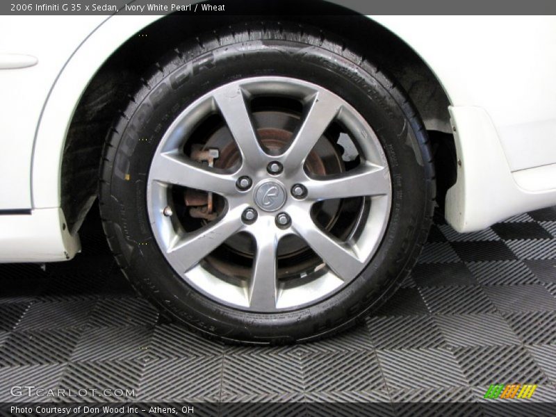Ivory White Pearl / Wheat 2006 Infiniti G 35 x Sedan