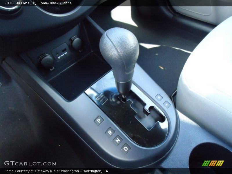 Ebony Black / Stone 2010 Kia Forte EX