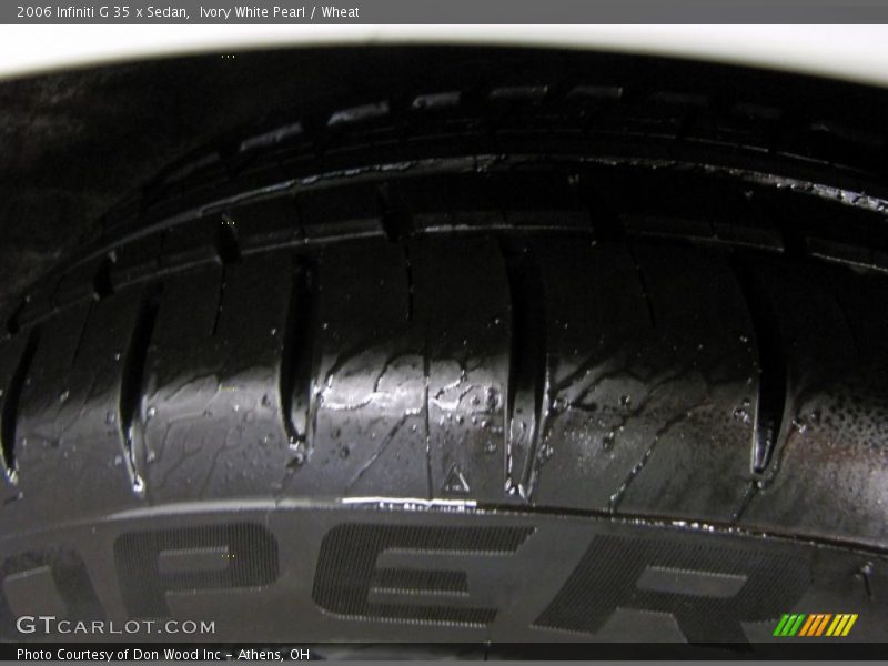 Ivory White Pearl / Wheat 2006 Infiniti G 35 x Sedan