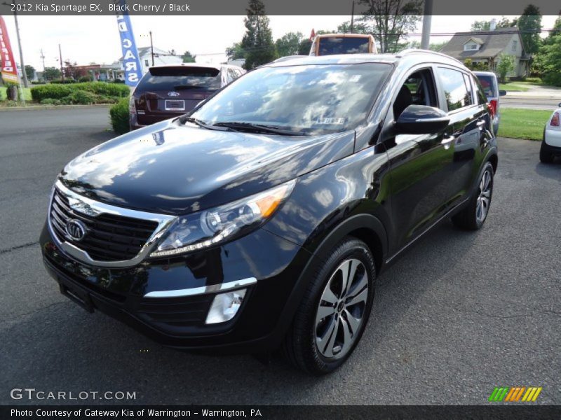 Black Cherry / Black 2012 Kia Sportage EX