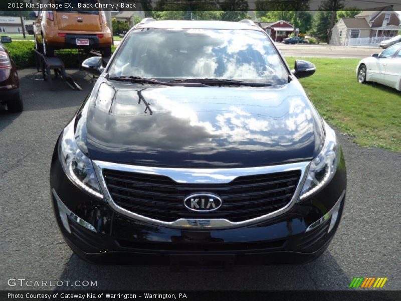 Black Cherry / Black 2012 Kia Sportage EX
