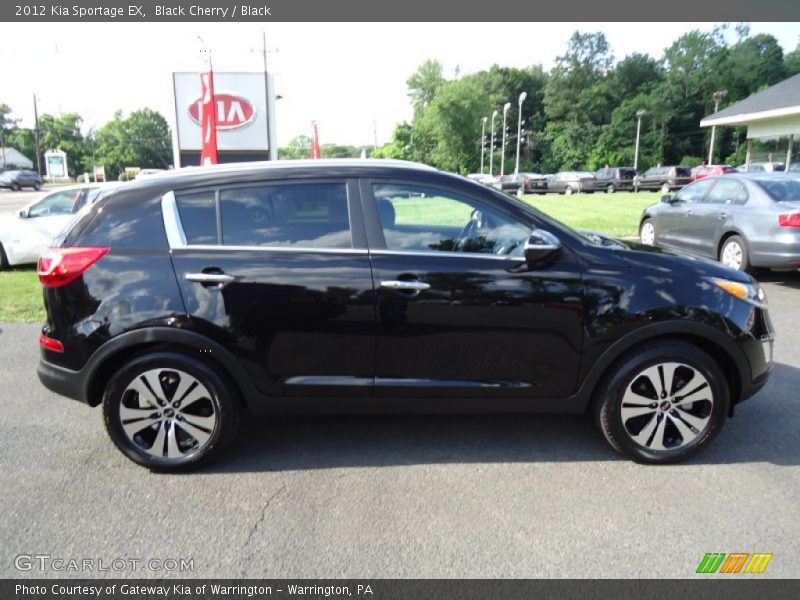 Black Cherry / Black 2012 Kia Sportage EX