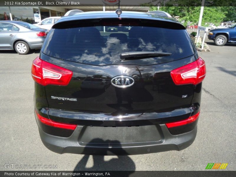 Black Cherry / Black 2012 Kia Sportage EX