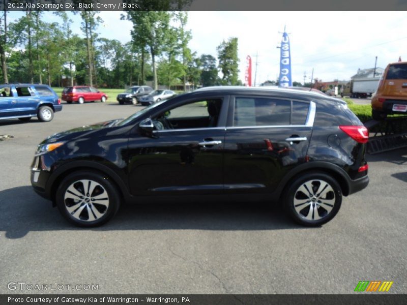 Black Cherry / Black 2012 Kia Sportage EX