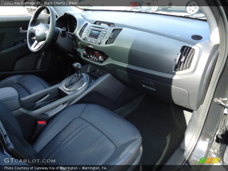Black Cherry / Black 2012 Kia Sportage EX