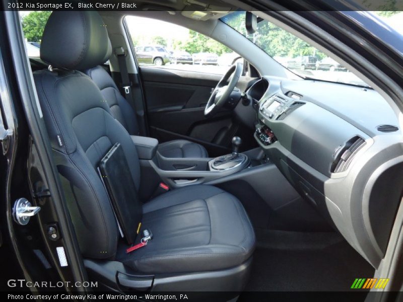 Black Cherry / Black 2012 Kia Sportage EX
