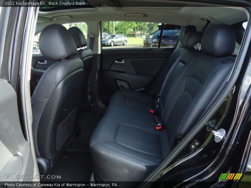 Rear Seat of 2012 Sportage EX