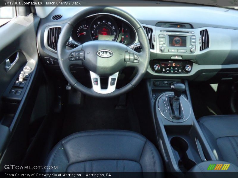 Black Cherry / Black 2012 Kia Sportage EX