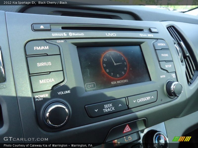 Controls of 2012 Sportage EX