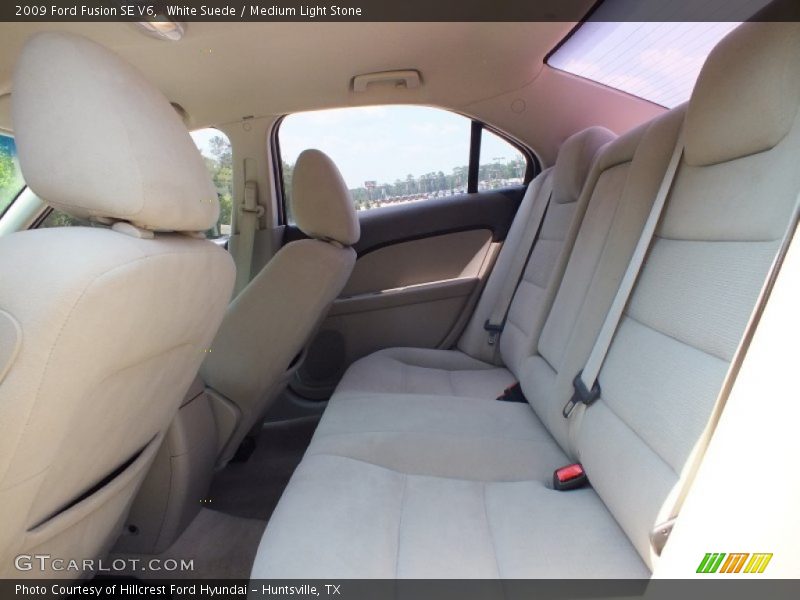 White Suede / Medium Light Stone 2009 Ford Fusion SE V6