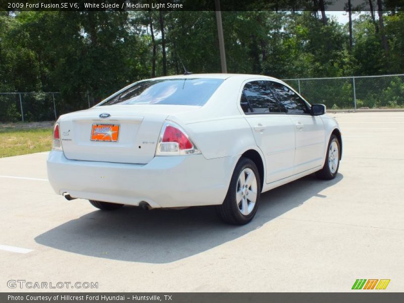 White Suede / Medium Light Stone 2009 Ford Fusion SE V6