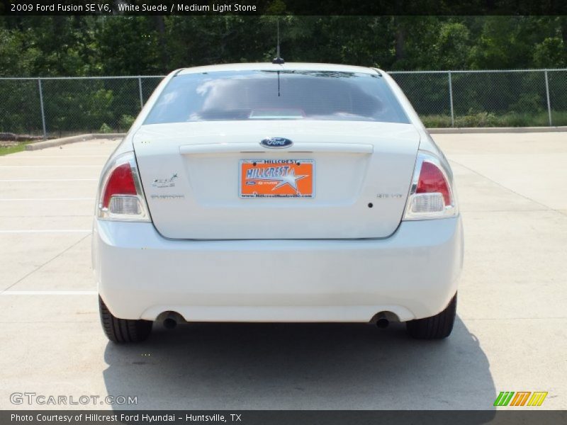 White Suede / Medium Light Stone 2009 Ford Fusion SE V6