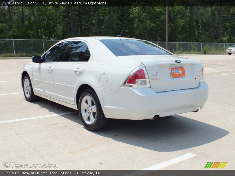 White Suede / Medium Light Stone 2009 Ford Fusion SE V6