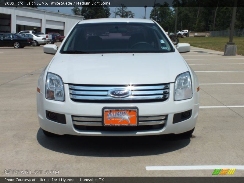 White Suede / Medium Light Stone 2009 Ford Fusion SE V6