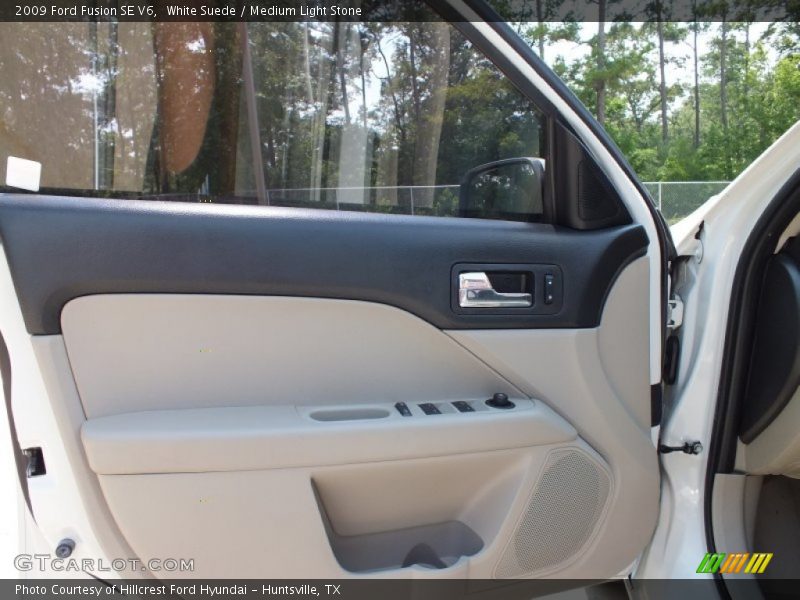 White Suede / Medium Light Stone 2009 Ford Fusion SE V6