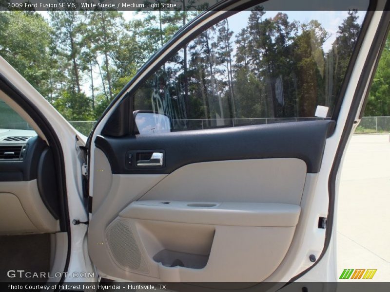 White Suede / Medium Light Stone 2009 Ford Fusion SE V6