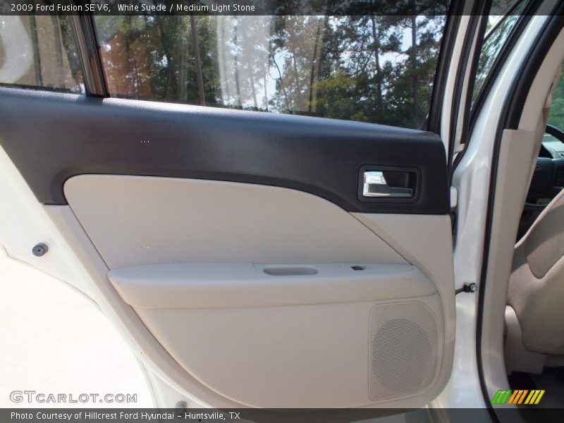 White Suede / Medium Light Stone 2009 Ford Fusion SE V6