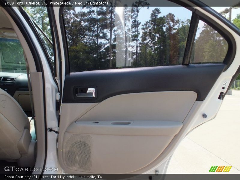 White Suede / Medium Light Stone 2009 Ford Fusion SE V6
