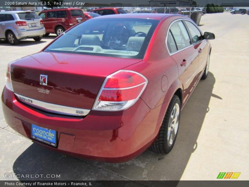 Red Jewel / Gray 2008 Saturn Aura XE 3.5